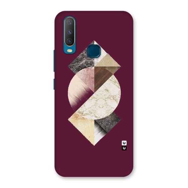 Abstract Marble Pattern Back Case for Vivo Y17