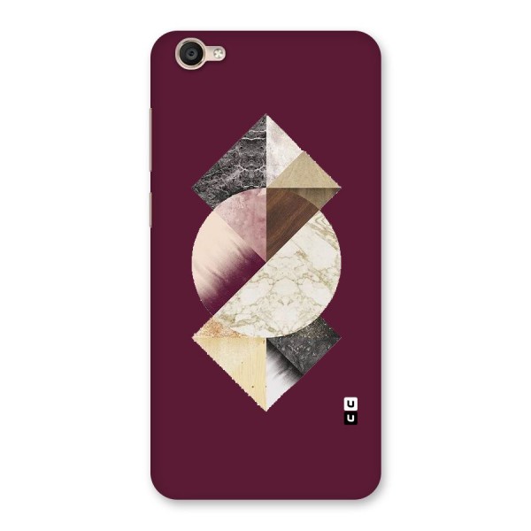 Abstract Marble Pattern Back Case for Vivo Y55s