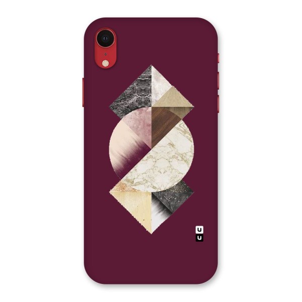 Abstract Marble Pattern Back Case for iPhone XR