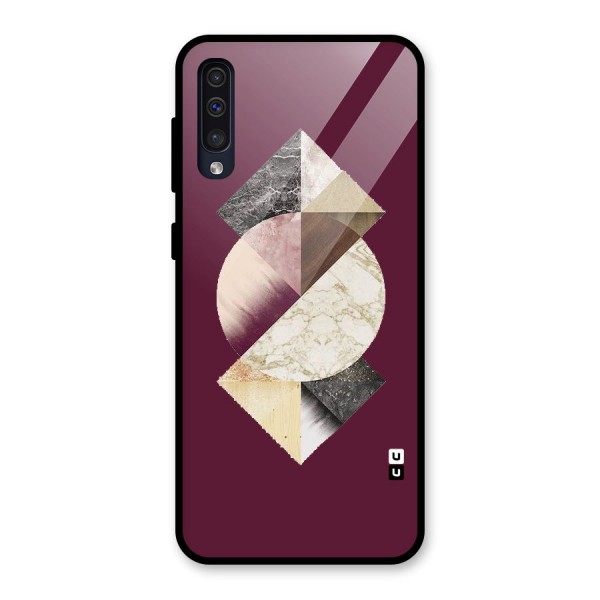 Abstract Marble Pattern Glass Back Case for Galaxy A50s