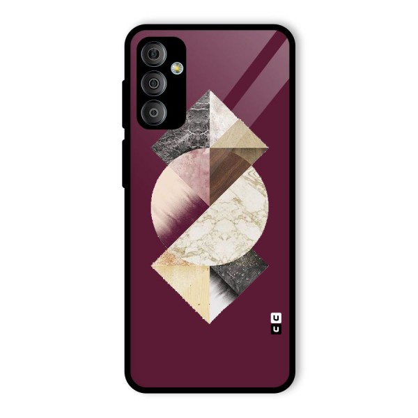 Abstract Marble Pattern Glass Back Case for Galaxy F23