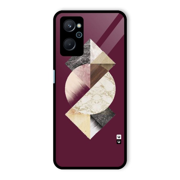 Abstract Marble Pattern Glass Back Case for Realme 9i