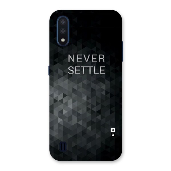 Abstract No Settle Back Case for Galaxy M01