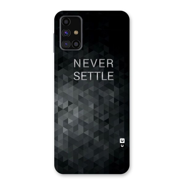 Abstract No Settle Back Case for Galaxy M31s