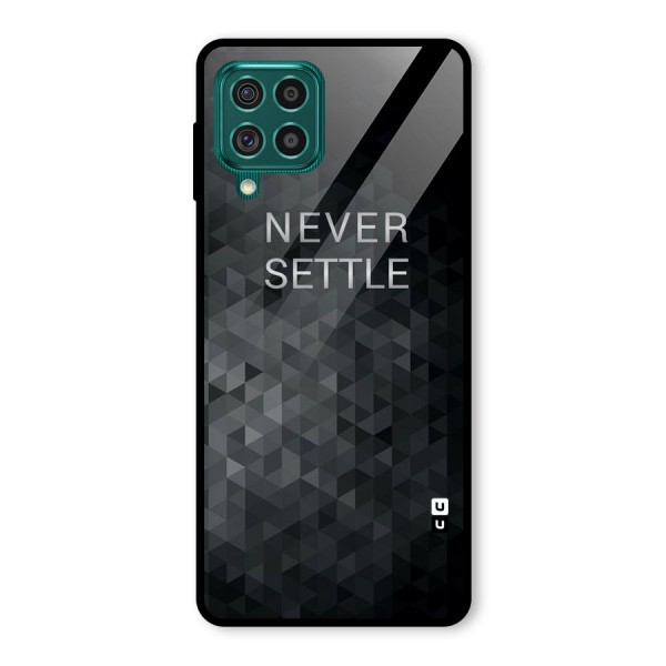 Abstract No Settle Glass Back Case for Galaxy F62