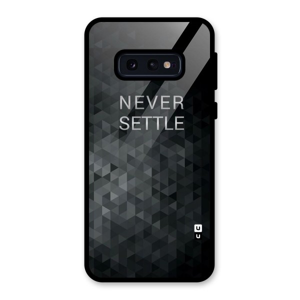 Abstract No Settle Glass Back Case for Galaxy S10e