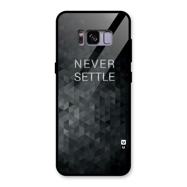 Abstract No Settle Glass Back Case for Galaxy S8