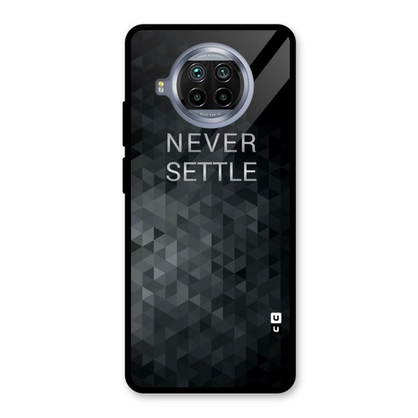 Abstract No Settle Glass Back Case for Mi 10i