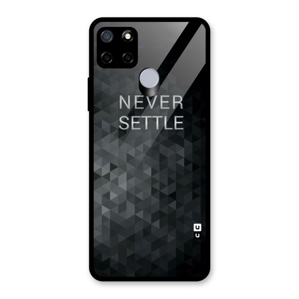 Abstract No Settle Glass Back Case for Realme C12