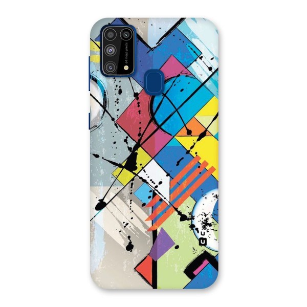 Abstract Paint Shape Back Case for Galaxy F41