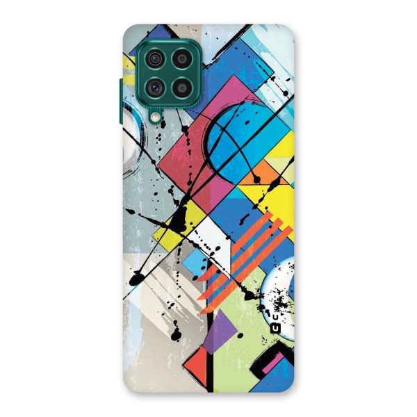 Abstract Paint Shape Back Case for Galaxy F62