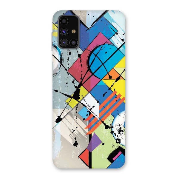 Abstract Paint Shape Back Case for Galaxy M31s