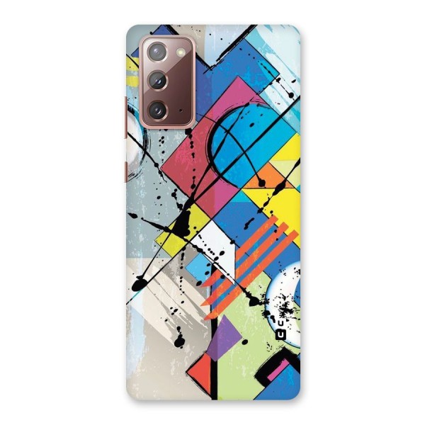 Abstract Paint Shape Back Case for Galaxy Note 20