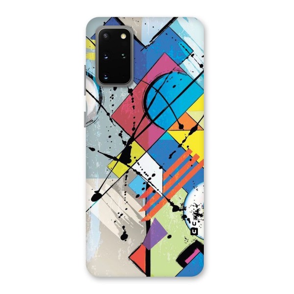 Abstract Paint Shape Back Case for Galaxy S20 Plus