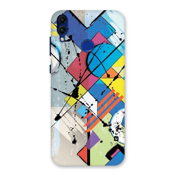 Abstract Paint Shape Back Case for Honor 8C