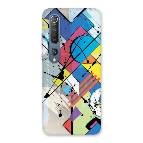 Abstract Paint Shape Back Case for Mi 10