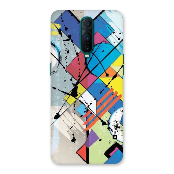 Abstract Paint Shape Back Case for Oppo R17 Pro