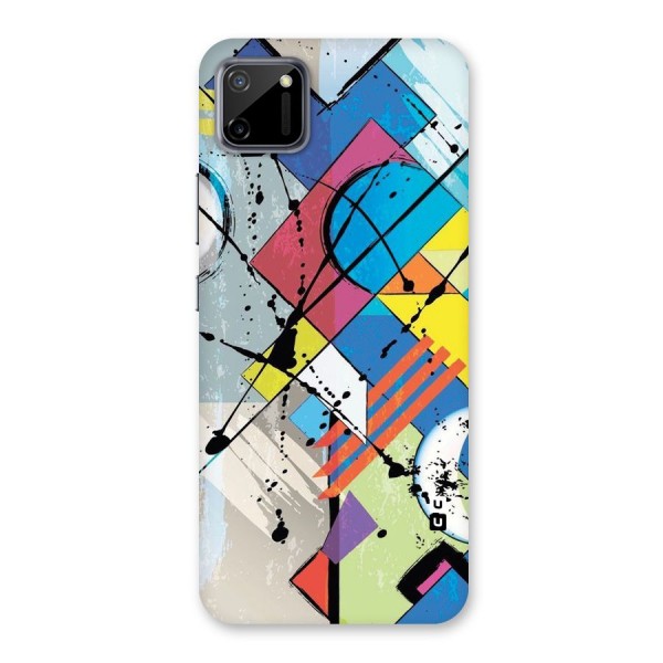 Abstract Paint Shape Back Case for Realme C11