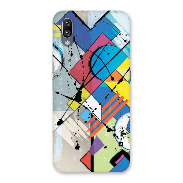 Abstract Paint Shape Back Case for Vivo NEX