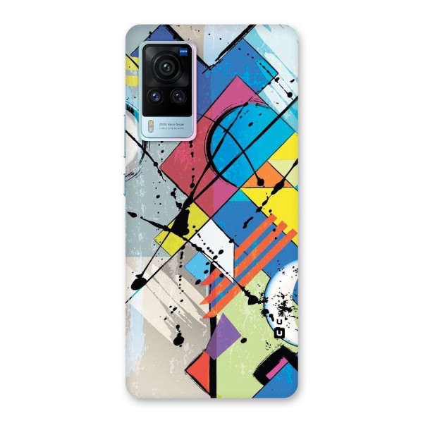 Abstract Paint Shape Back Case for Vivo X60 Pro