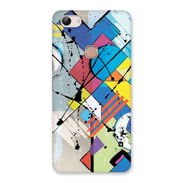 Abstract Paint Shape Back Case for Vivo Y83