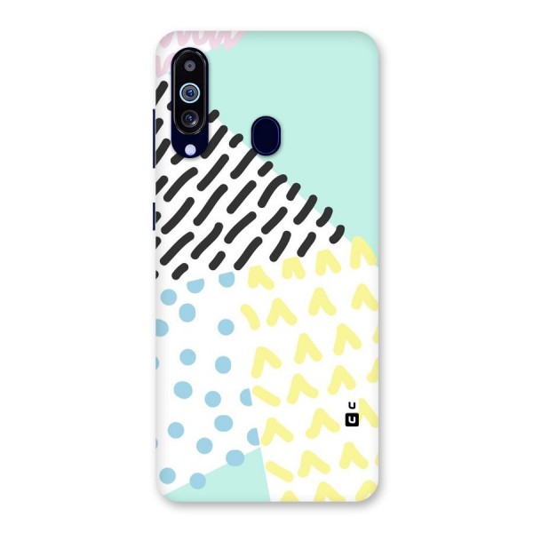 Abstract Pastel Back Case for Galaxy A60