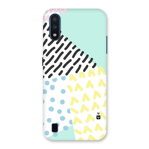 Abstract Pastel Back Case for Galaxy M01