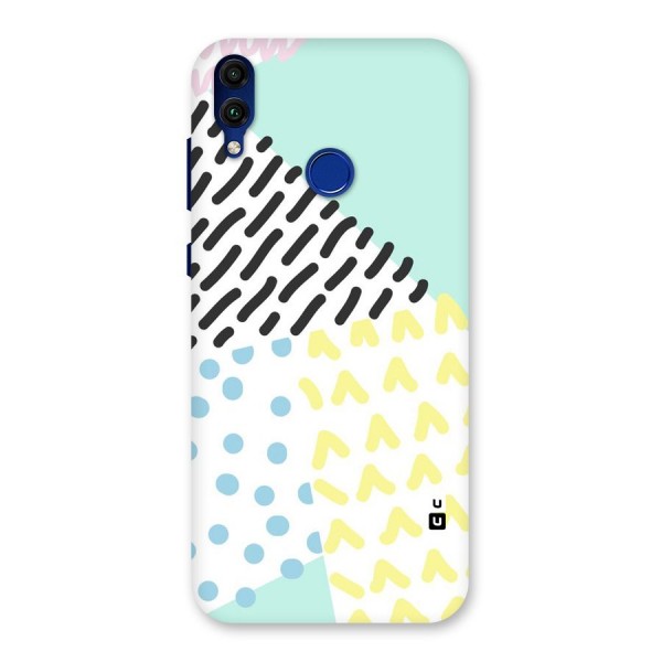 Abstract Pastel Back Case for Honor 8C