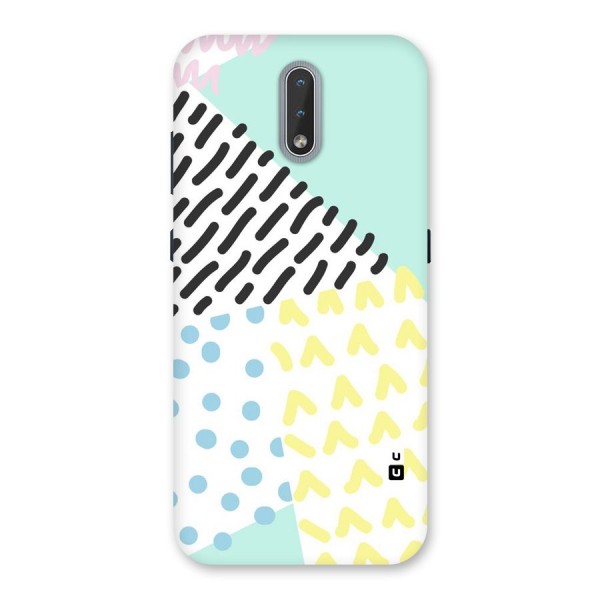 Abstract Pastel Back Case for Nokia 2.3