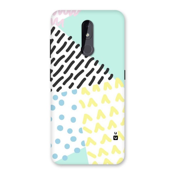 Abstract Pastel Back Case for Nokia 3.2