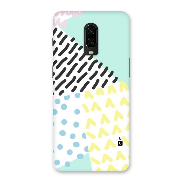 Abstract Pastel Back Case for OnePlus 6T