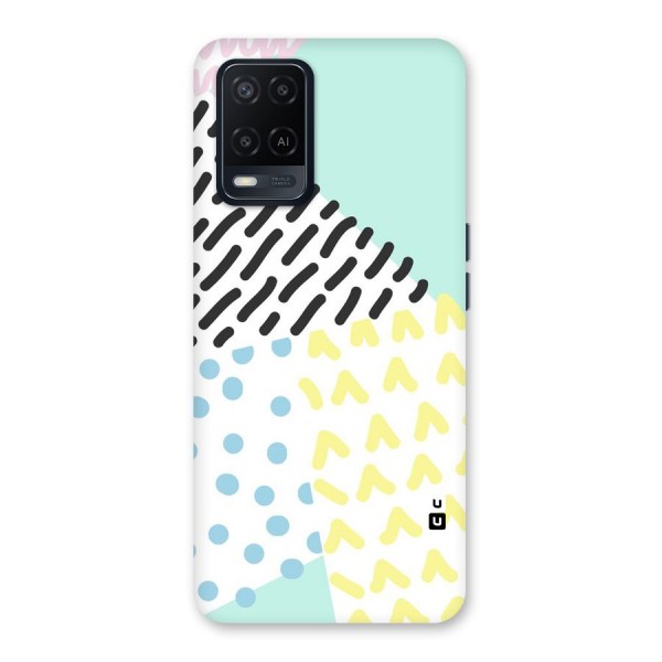 Abstract Pastel Back Case for Oppo A54