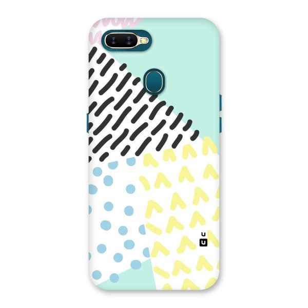 Abstract Pastel Back Case for Oppo A7