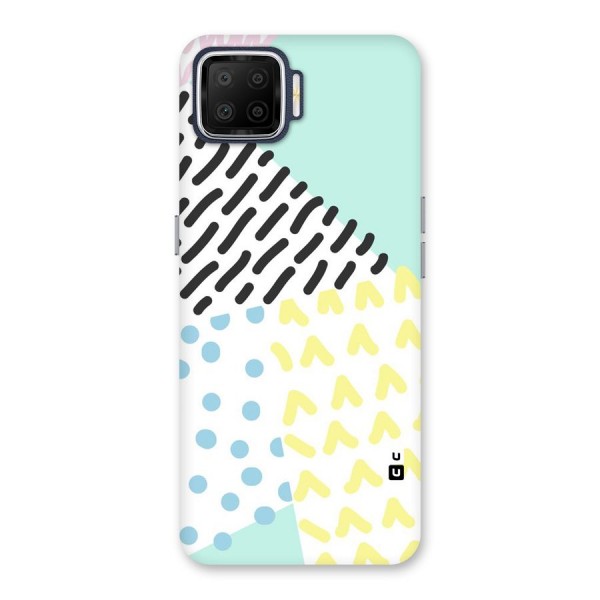 Abstract Pastel Back Case for Oppo F17