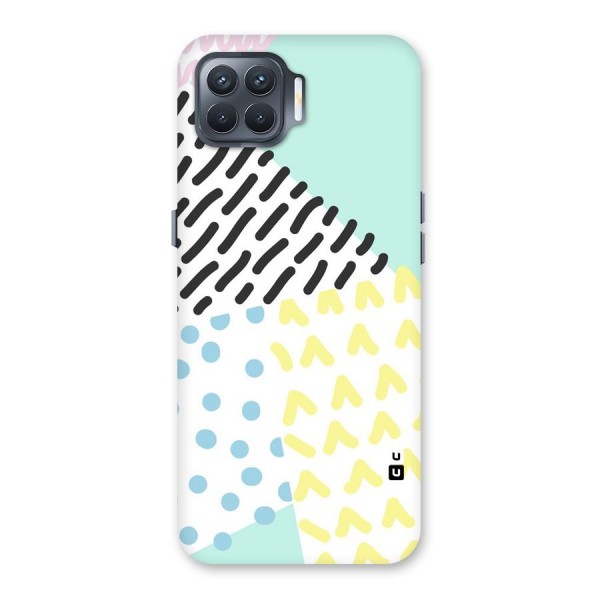 Abstract Pastel Back Case for Oppo F17 Pro