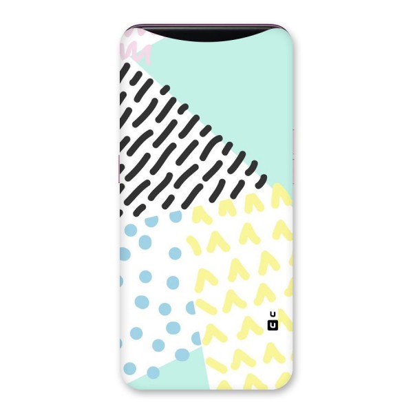 Abstract Pastel Back Case for Oppo Find X