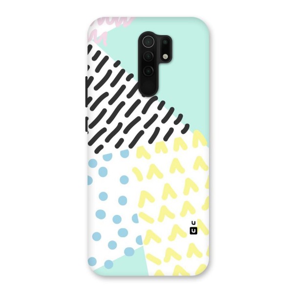 Abstract Pastel Back Case for Redmi 9 Prime