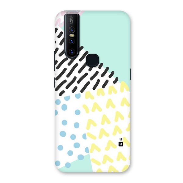 Abstract Pastel Back Case for Vivo V15