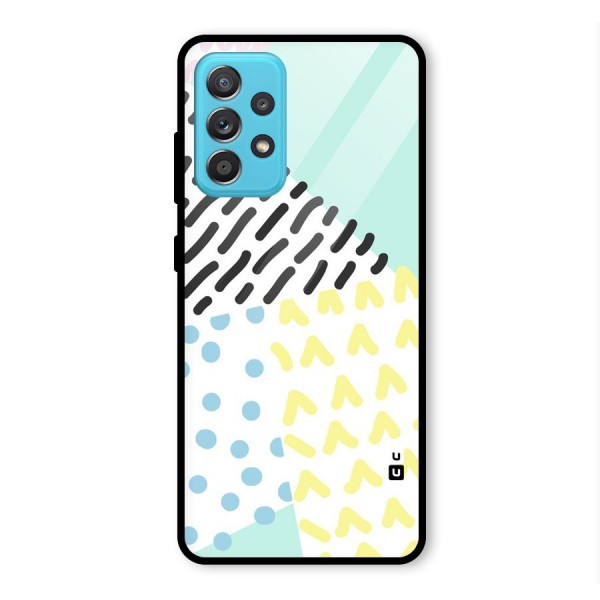 Abstract Pastel Glass Back Case for Galaxy A52s 5G