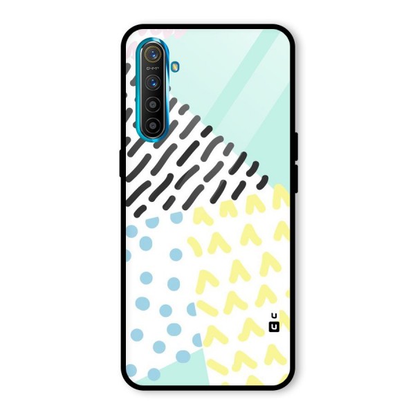 Abstract Pastel Glass Back Case for Realme XT