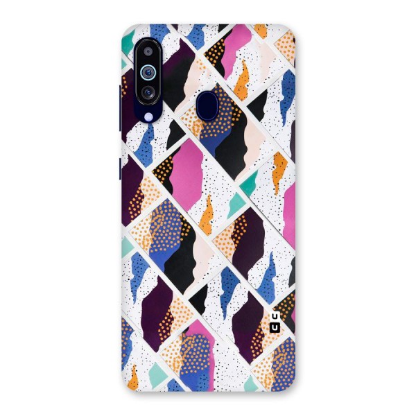 Abstract Polka Back Case for Galaxy A60