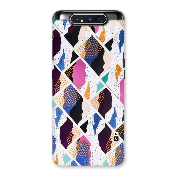 Abstract Polka Back Case for Galaxy A80