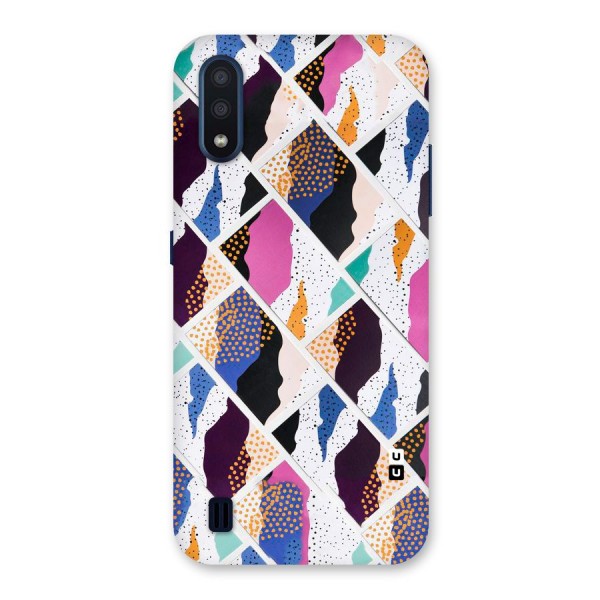 Abstract Polka Back Case for Galaxy M01