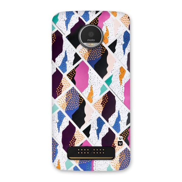 Abstract Polka Back Case for Moto Z Play