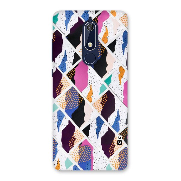 Abstract Polka Back Case for Nokia 5.1