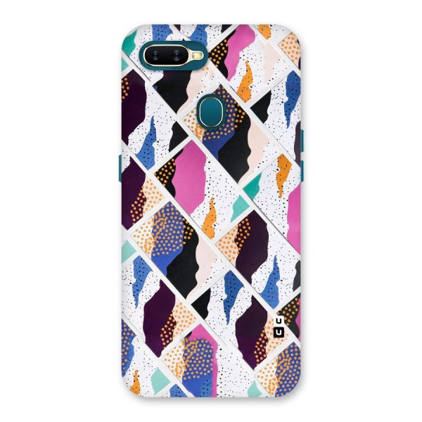 Abstract Polka Back Case for Oppo A12