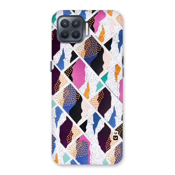 Abstract Polka Back Case for Oppo F17 Pro