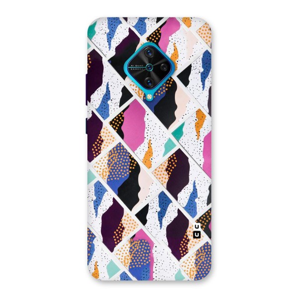 Abstract Polka Back Case for Vivo S1 Pro