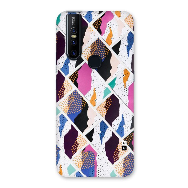 Abstract Polka Back Case for Vivo V15