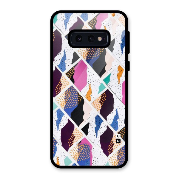 Abstract Polka Glass Back Case for Galaxy S10e